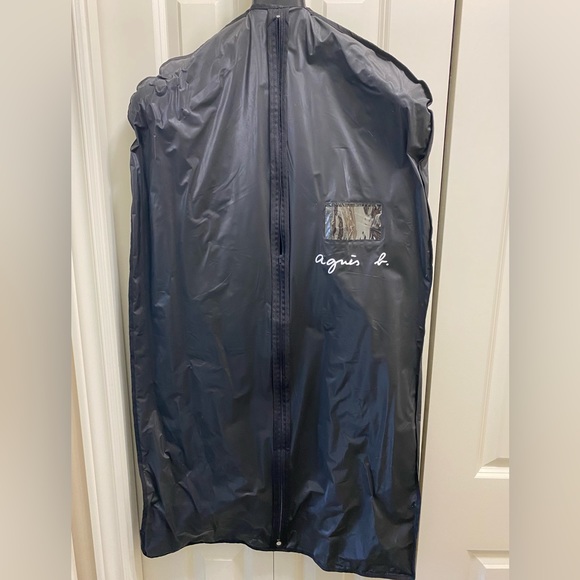 Vintage Agnès B Wool Coat with Original Coat cover. Men’s Size 48 or Medium. - Picture 10 of 10